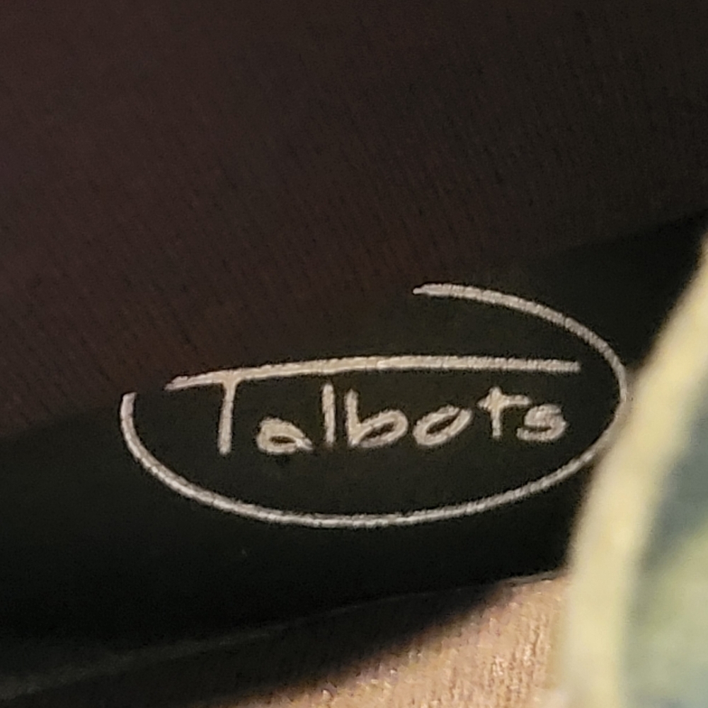 TALBOTS New Suede Pull On Boots Green 9B - Picture 6 of 7